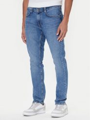 Mustang Jeansy Oregon 1016799 Niebieski Slim Fit. Niebieskie jeansy męskie Mustang, bez wzorów, z bawełny. Za 349.99 zł.