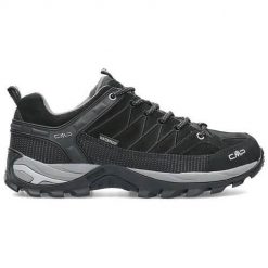 Buty trekkingowe męskie CMP Rigel. Fioletowe buty trekkingowe męskie CMP, bez wzorów, z materiału, sportowe, bez obcasa, bez zapięcia. W wyprzedaży za 359.99 zł.