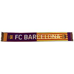 Szalik FC Barcelona - oficjalny licencjonowany. Niebieskie szaliki męskie FC Barcelona, bez wzorów, sportowe. Za 99.00 zł.