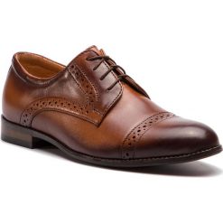 Półbuty SERGIO BARDI - Cassiglio FW127367118IG 104S. Brązowe eleganckie półbuty męskie Sergio Bardi, z materiału, eleganckie. Za 249.00 zł.