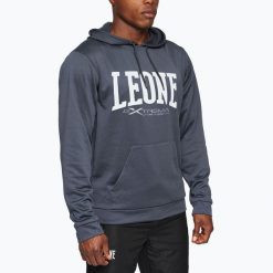 Bluza LEONE 1947 Logo. Białe bluzy nierozpinane męskie LEONE 1947, m, bez wzorów, bez ramiączek, bez kaptura. Za 119.99 zł.
