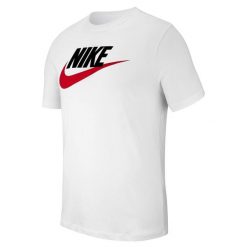 Koszulka sportowa męska Nike Icon Futura. Białe t-shirty sportowe męskie Nike, m, bez wzorów, sportowe, bez ramiączek. Za 178.00 zł.