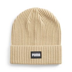 Czapka Puma Ribbed Classic Cuff Beanie. Brązowe czapki męskie Puma, bez wzorów, sportowe. Za 75.99 zł.
