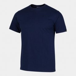 Koszulka sportowa męska Joma Desert. Niebieskie t-shirty sportowe męskie Joma, m, bez wzorów, z bawełny, sportowe, bez ramiączek. Za 37.99 zł.