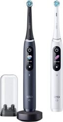 Szczoteczka Oral-B iO Series 8 Duo 2 szt. White Alabaster/Black Onyx. Białe szczoteczki elektryczne ORAL-B. Za 1,294.01 zł.