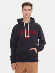Champion Bluza 220430 Granatowy Regular Fit. Niebieskie bluzy nierozpinane męskie CHAMPION, m, bez wzorów, z bawełny, bez ramiączek, bez kaptura. Za 199.99 zł.
