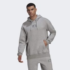 Bluza z polaru adidas Essentials FeelVivid. Szare bluzy z polaru męskie ADIDAS, xl, bez wzorów, z polaru, sportowe, bez ramiączek, bez kaptura. Za 149.99 zł.