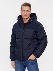 Tommy Hilfiger Kurtka zimowa New York MW0MW32771 Granatowy Regular Fit. Niebieskie kurtki męskie Tommy Hilfiger, na zimę, l, bez wzorów, z syntetyku, bez ramiączek, bez kaptura. Za 1,119.00 zł.