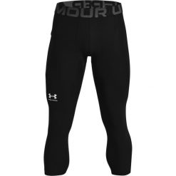 Legginsy Under Armour 3/4. Białe bielizna termoaktywna męska Under Armour, bez wzorów, bez ramiączek, do biegania. Za 222.50 zł.