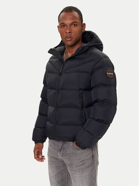 Napapijri Kurtka zimowa A-Molveno NP0A88V2 Czarny Regular Fit. Czarne kurtki męskie Napapijri, na zimę, m, bez wzorów, z syntetyku, bez ramiączek, bez kaptura. Za 1,019.00 zł.