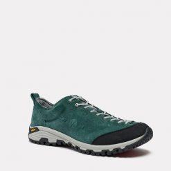 Buty trekkingowe męskie Kimberfeel CHOGORI Epicea. Zielone buty trekkingowe męskie Kimberfeel, bez wzorów, sportowe, bez obcasa, bez zapięcia. Za 499.99 zł.