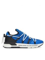Versace Jeans Couture Sneakersy 78YA3SA6 Niebieski. Niebieskie buty sportowe na co dzień męskie Versace Jeans Couture, m, bez wzorów, z jeansu, bez ramiączek, bez kaptura. Za 399.99 zł.