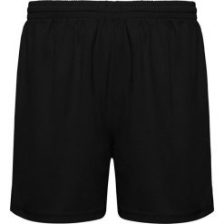 Spodenki Sportowe Dla Dorosłych Unisex. Czarne szorty sportowe męskie ROLY, bez wzorów, sportowe. Za 34.99 zł.