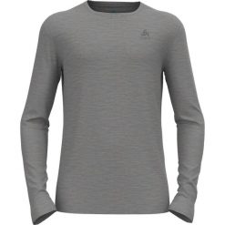 Koszulka termoaktywna z długim rękawem męska Odlo MERINO 200. Szare bielizna termoaktywna męska Odlo, m, bez wzorów, bez ramiączek. Za 459.99 zł.