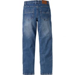 Dżinsy ze stretchem Regular Fit Straight bonprix niebieski. Jeansy męskie marki bonprix. Za 79.99 zł.
