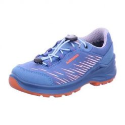 Buty trekkingowe męskie Lowa Zirrox Low Gtx. Niebieskie buty trekkingowe męskie Lowa, bez wzorów, z materiału, bez zapięcia. Za 545.00 zł.