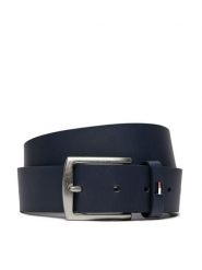 Tommy Hilfiger Pasek Męski Denton 3.5 Ext AM0AM12054 Granatowy. Niebieskie paski męskie Tommy Hilfiger, bez wzorów, ze skóry. Za 149.99 zł.