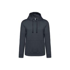Bluza z kapturem Kariban. Szare bluzy nierozpinane męskie KARIBAN, m, bez wzorów, z kapturem. Za 193.50 zł.