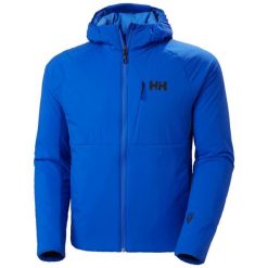Izolacyjna kurtka trekkingowa z kapturem, elastyczna Helly Hansen Odin 2.0. Niebieskie kurtki męskie Helly Hansen, bez wzorów, sportowe, bez ramiączek, z kapturem. Za 828.99 zł.