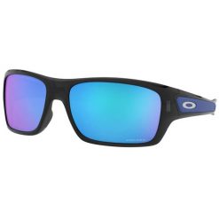 Okulary przeciwsłoneczne szklane Oakley Turbine Prizm. Czarne okulary przeciwsłoneczne męskie Oakley, bez wzorów, sportowe, szklane. Za 805.50 zł.