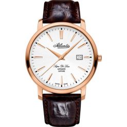 Zegarek Atlantic Męski Super De Luxe Automatic 64751.44.21 Szafirowe szkło brązowy. Brązowe zegarki męskie Atlantic. Za 1,939.80 zł.