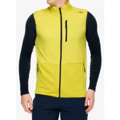 Kamizelka merino męska CMP Crysti. Żółte kamizelki męskie CMP, m, bez kaptura. Za 425.19 zł.