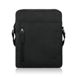 Saszetka męska skórzana na ramię czarna listonoszka vintage Paolo Peruzzi T-119-HBL. Czarne saszetki męskie bez wzorów, z bawełny, małe. Za 159.00 zł.