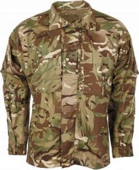 Kurtka męska British Army Brytyjska Kurtka polowa moro MTP 160/96. Kurtki męskie British Army, m, bez wzorów, bez ramiączek, bez kaptura. Za 137.00 zł.