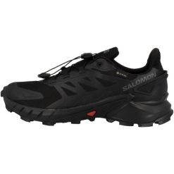 Buty do biegania męskie Salomon Supercross 4 Gtx. Czarne buty do biegania męskie Salomon, bez wzorów, z gore-texu, bez zapięcia, do biegania, gore-tex. Za 549.00 zł.
