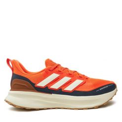 Buty do biegania adidas. Brązowe buty do biegania męskie ADIDAS, bez wzorów, bez zapięcia, do biegania. Za 289.99 zł.