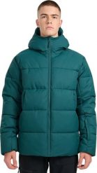 Kurtka narciarska męska 4f Kurtka narciarska męska ciemna zieleń 4FWAW25TTJAM0788 40S XL. Zielone kurtki narciarskie i snowboardowe męskie 4f, m, bez wzorów, bez kaptura, narciarskie. Za 537.48 zł.