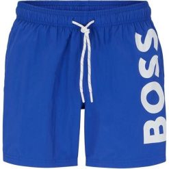 Szorty kąpielowe męskie Hugo Boss Octopus. Niebieskie kąpielówki męskie Hugo Boss, l, bez wzorów. Za 129.99 zł.