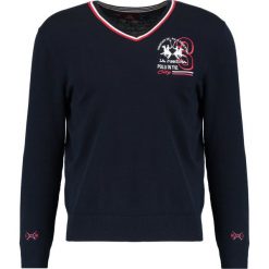 La Martina Sweter navy. Niebieskie kardigany męskie La Martina, z bawełny. W wyprzedaży za 468.30 zł.