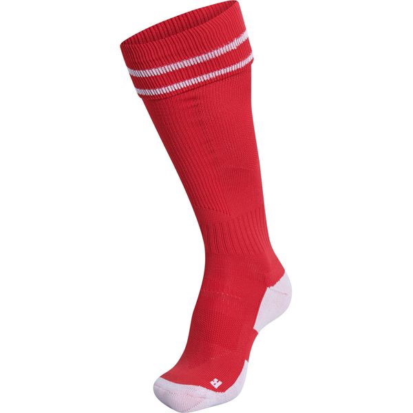 Getry piłkarskie dla dorosłych Hummel Element Football Sock. Białe legginsy męskie HUMMEL, bez wzorów, do piłki nożnej. Za 38.00 zł.