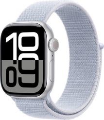 Smartwatch Apple Watch 10 GPS 46mm Silver Alu Sport Loop Niebieski (null). Niebieskie zegarki smartwatch Apple. Za 2,021.80 zł.