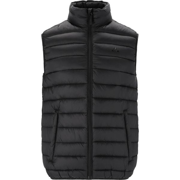 Kurtka puchowa bez rękawów Whistler Arubi. Czarne kurtki męskie Whistler, m, bez wzorów, z puchu, eleganckie, bez ramiączek, bez kaptura. W wyprzedaży za 201.99 zł.