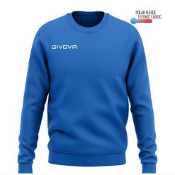 Bluza piłkarska dla dorosłych Givova Maglia One niebieska. Niebieskie bluzy nierozpinane męskie Givova, m, bez wzorów, z poliesteru, sportowe, bez ramiączek, bez kaptura. Za 107.15 zł.