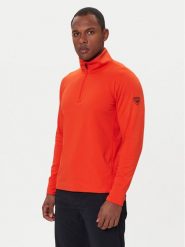 Rossignol Bluza techniczna RLOML15 Pomarańczowy Regular Fit. Brązowe bluzy nierozpinane męskie Rossignol, m, bez wzorów, z syntetyku, sportowe, bez ramiączek, bez kaptura. Za 359.99 zł.