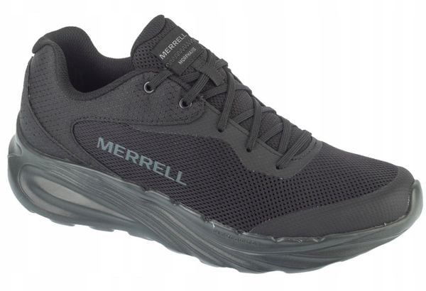 Merrell Morphaxis J068527 Czarne 47. Czarne buty trekkingowe męskie Merrell, bez wzorów, bez zapięcia. Za 289.06 zł.