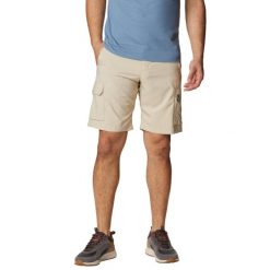 Spodenki sportowe męskie Columbia Silver Ridge Utility Cargo Shorts. Brązowe szorty sportowe męskie Columbia, bez wzorów, z poliesteru, sportowe. Za 228.99 zł.