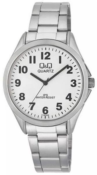 Zegarek męski QQ C192-204 srebrny. Szare zegarki męskie Q&Q, srebrne. Za 152.00 zł.