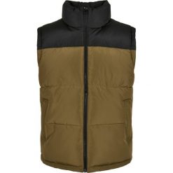 Kurtka Urban Classics block puffer. Czarne kurtki męskie Urban Classics, m, bez wzorów, z puchu, bez ramiączek, bez kaptura. Za 298.00 zł.