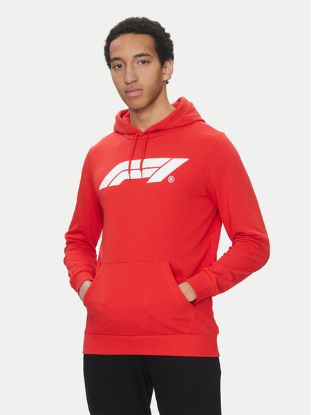 Puma Bluza F1 Ess Logo 625853 Czerwony Regular Fit. Czerwone bluzy nierozpinane męskie Puma, m, bez wzorów, z bawełny, bez ramiączek, bez kaptura. Za 179.99 zł.