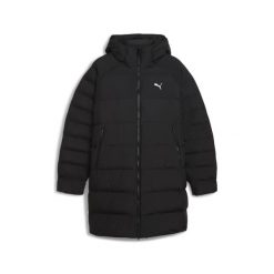 Męska parka z kapturem Mono PUMA Black. Czarne parki męskie Puma, m, bez wzorów, z puchu, z kapturem. Za 699.00 zł.