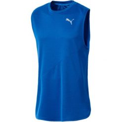 Puma Koszulka Męska Ignite Singlet Mono Strong Blue L. T-shirty sportowe męskie marki Puma. Za 99.00 zł.
