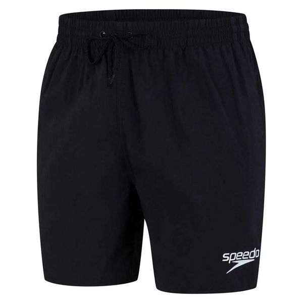 Męskie Szorty Kąpielowe Essentials. Czarne kąpielówki męskie SPEEDO, bez wzorów, sportowe. Za 120.99 zł.
