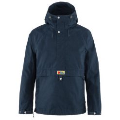Kurtka turystyczna męska Fjallraven Vardag Anorak. Niebieskie kurtki męskie Fjällräven, l, bez wzorów, z softshellu, sportowe, bez ramiączek, bez kaptura. Za 893.60 zł.