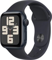Smartwatch Apple Watch SE GPS 40mm Midnight Alu Sport S/M Czarny (MXE73QN/A). Czarne zegarki smartwatch Apple. Za 1,334.23 zł.