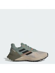 Adidas Buty do biegania Terrex Soulstride JI1925 Zielony. Zielone buty do biegania męskie ADIDAS, bez wzorów, z materiału, bez zapięcia, do biegania. Za 398.99 zł.