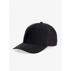 Czapka z daszkiem Odlo Performance Snapback Cap. Czarne czapki męskie Odlo, bez wzorów, sportowe. Za 98.99 zł.